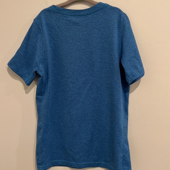 Boys Nike Dri Fit Blue T-shirt - Picture 4 of 4